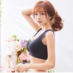 一片式無痕無鋼圈文胸罩薄款美背性感聚攏瑜珈運動背心內衣女