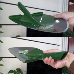 軍印全鋼綠漆尖頭鍬農業(yè)工具鍬挖樹挖土植樹鍬錳鋼長柄鍬園林工具