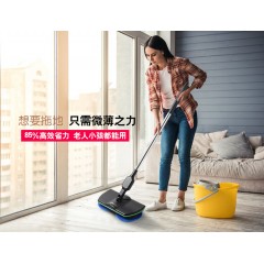 TV新品super maid無線電動旋轉(zhuǎn)拖把 清潔打蠟多功能電動掃地機