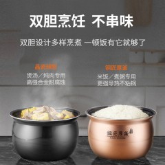 九陽(yáng)電壓力鍋6L智能電高壓鍋家用人雙膽球釜多功能方煲壓力鍋正品